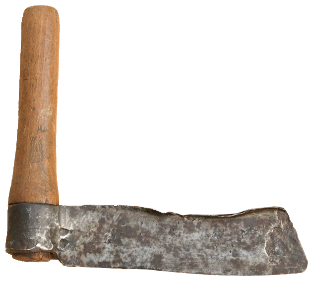 Schindelmesser 1900 – traditional froe for splitting shingles and barrel staves