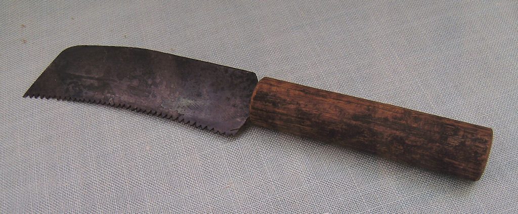 Roman handsaw from Cambodunum – ancient woodworking tool from Roman archaeological site
