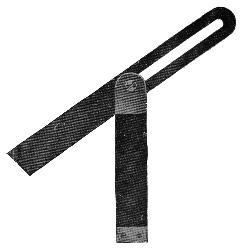 Sliding bevel diagram from Cassells' Carpentry and Joinery by Paul N. Hasluck