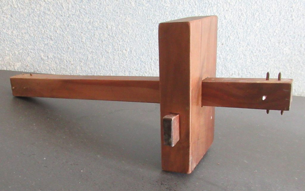 Traditional French joiner's marking gauge Trusquin made from service tree wood